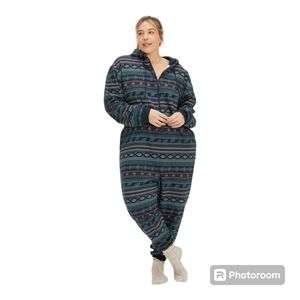 Fabletics Forever Fleece Hooded Onesie Size 2X